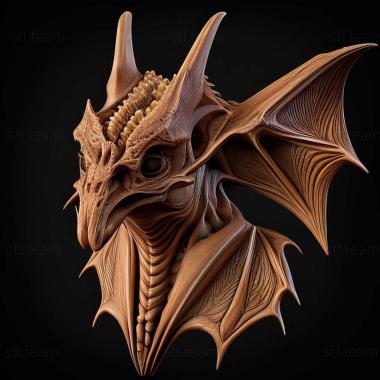 3D модель Chiropteromyzidae (STL)